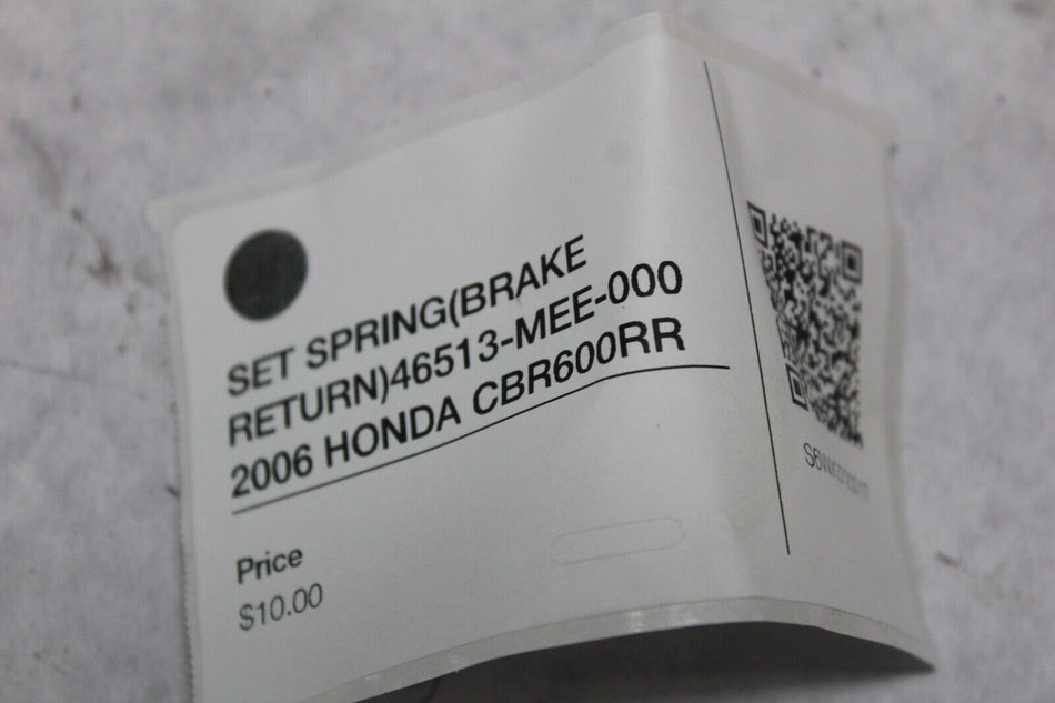 SET SPRING (BRAKE RETURN) 46513-MEE-000 2006 HONDA CBR600RR