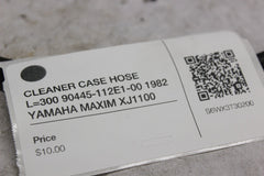 CLEANER CASE HOSE L=300 90445-112E1-00 1982 YAMAHA MAXIM XJ1100