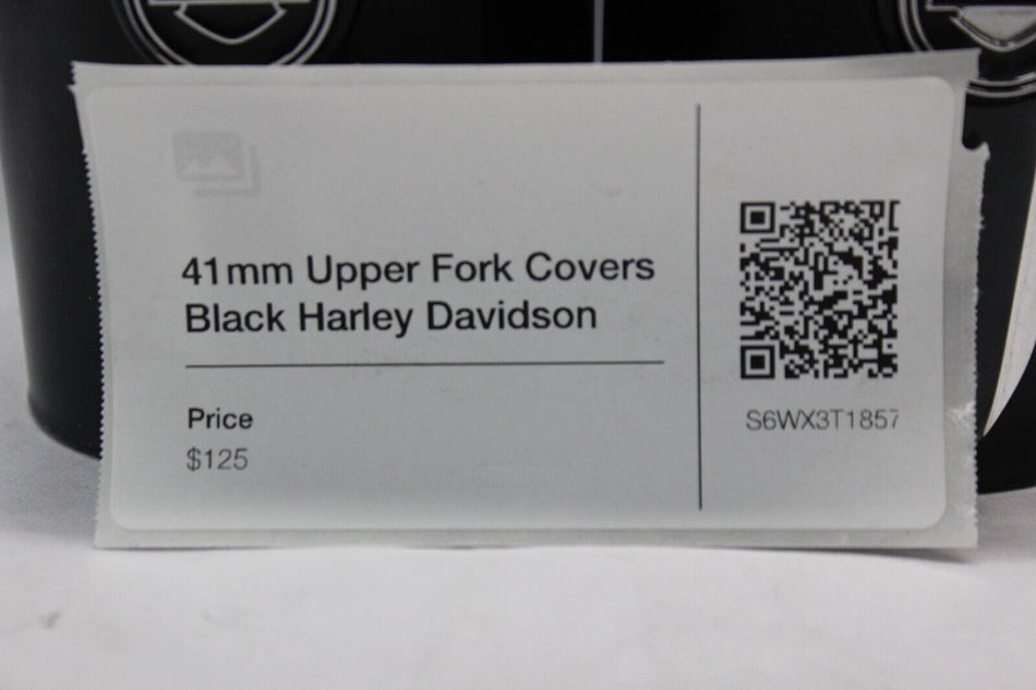 41mm Upper Fork Covers Black Harley Davidson
