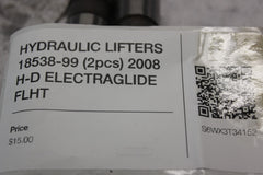 HYDRAULIC LIFTERS 18538-99 (2) 2008 H-D ELECTRAGLIDE FLHT