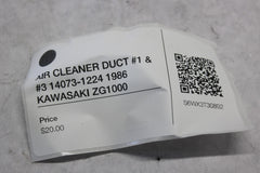 AIR CLEANER DUCT #1 & #3 14073-1224 1986 KAWASAKI ZG1000