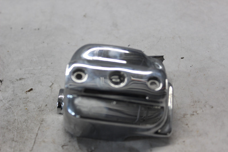 AFTERMARKET CHROME MASTER CYLINDER COVER 2001 H-D SOFTAIL DUECE FXSTD
