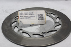 DISK, RIGHT FRONT BRAKE 1983 HONDA NIGHTHAWK CB650SC 45251-MG5-670