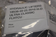 HYDRAULIC LIFTERS 18538-99 (2) 2010 H-D ULTRA CLASSIC FLHTCU