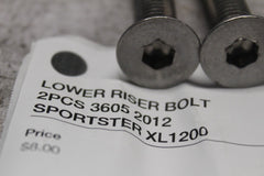 LOWER RISER BOLT 2PCS 3605 2012 SPORTSTER XL1200