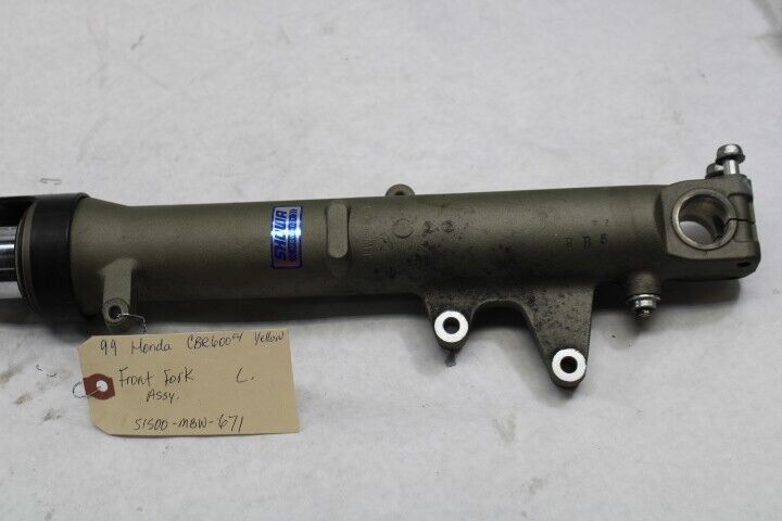 OEM Honda Motorcycle 1999 CBR600F4 Front Fork Complete LEFT 51500-MBW-671