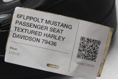 6FLPPOLT MUSTANG PASSENGER SEAT TEXTURED HARLEY DAVIDSON 79436