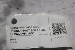 90108-MB0-000 SIDE STAND PIVOT BOLT 1986 HONDA VF1100C