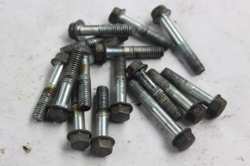 RIGHT CRANKCASE COVER BOLT 15PCS 96001-06028-07 96001-06035-07 1986 V65 MAGNA VF