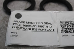 INTAKE MANIFOLD SEAL 2PCS 26995-86 1997 H-D ELECTRAGLIDE FLHTCU-I
