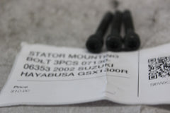 STATOR MOUNTING BOLT 3PCS 07130-06353 2002 SUZUKI HAYABUSA GSX1300R