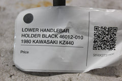 LOWER HANDLEBAR HOLDER BLACK 46012-010 1980 KAWASAKI KZ440