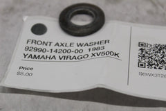 FRONT AXLE WASHER 92990-14200-00  1983 YAMAHA VIRAGO XV500K