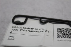 CABLE CLAMP 92170-1398  2002 KAWASAKI ZX-6