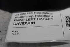 61400198 Roadglide Headlamp Headlight Bezel LEFT HARLEY DAVIDSON