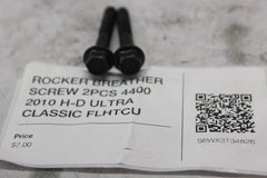ROCKER BREATHER SCREW 2PCS 4400 2010 H-D ULTRA CLASSIC FLHTCU