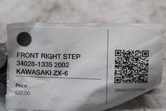 FRONT RIGHT STEP 34028-1335 2002 KAWASAKI ZX-6