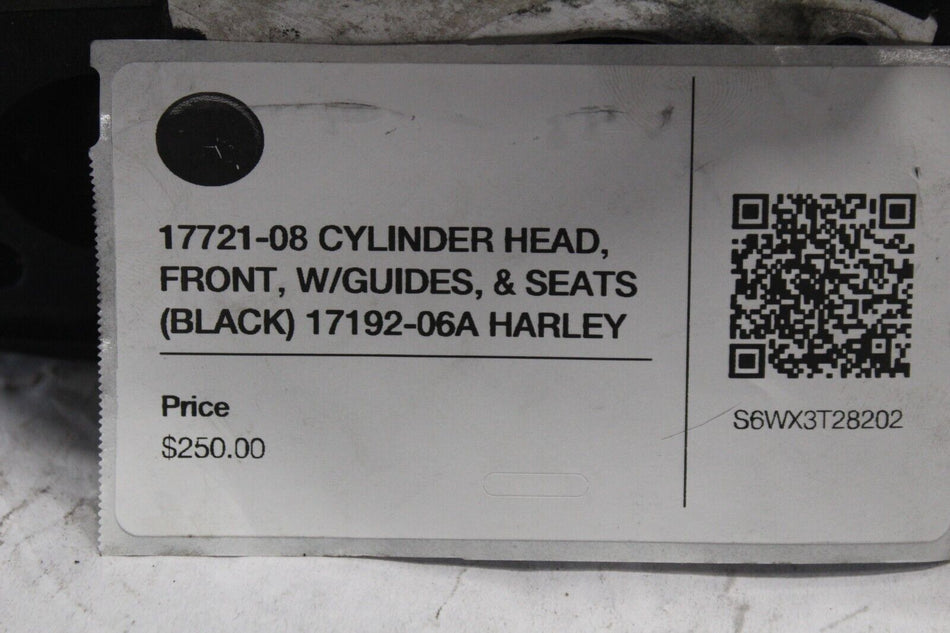17721-08 CYLINDER HEAD FRONT 17192-06A HARLEY DAVIDSON CHIPPED FIN