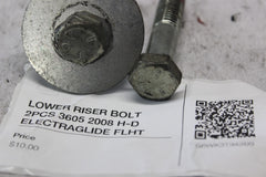 LOWER RISER BOLT 2PCS 3605 2008 H-D ELECTRAGLIDE FLHT