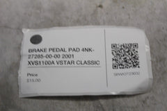 BRAKE PEDAL PAD 4NK-27285-00-00 2001 XVS1100A VSTAR CLASSIC