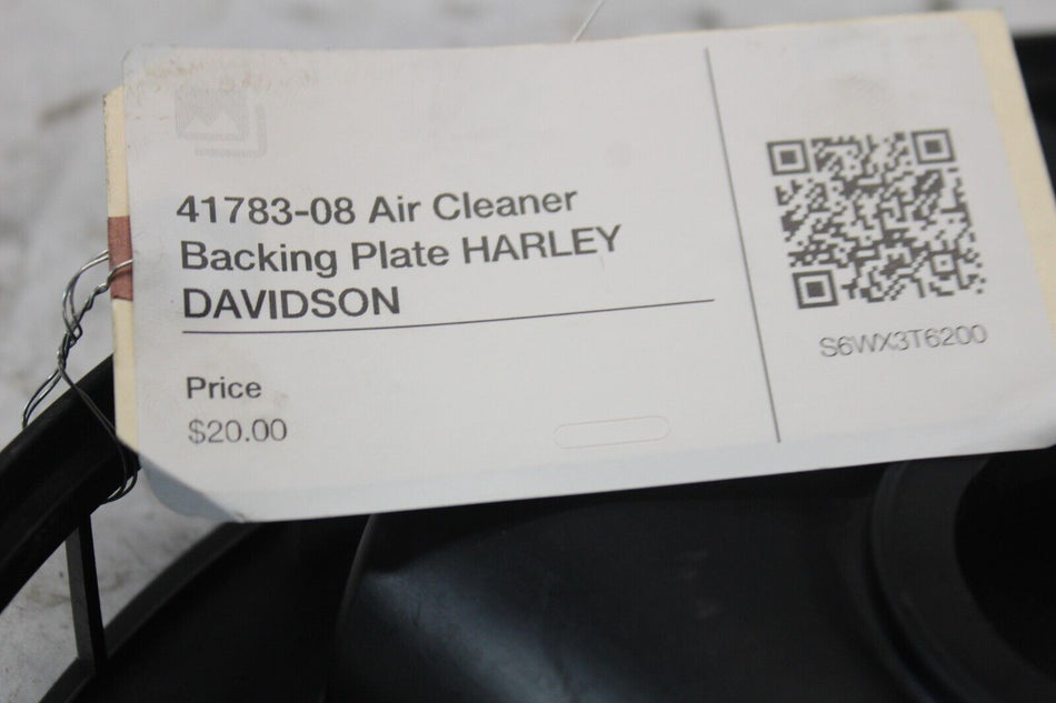 41783-08 Air Cleaner Backing Plate HARLEY DAVIDSON
