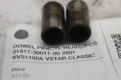 DOWEL PIN (CYL HEAD) 2PCS 91817-30011-00 2001 XVS1100A VSTAR CLASSIC