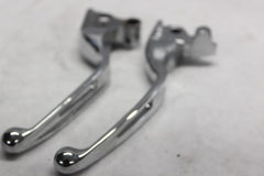 45080-08 SLOTTED CHROME CLUTCH BRAKE LEVER HARLEY DAVIDSON 42859-06