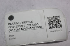 BEARING, NEEDLE (35X42X30) 91024-MB0-003 1983 MAGNA VF750C