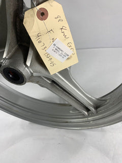 OEM Kawasaki EX500 Front Wheel Silver