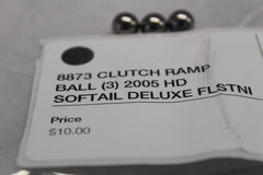 8873 CLUTCH RAMP BALL (3) 2005 HD SOFTAIL DELUXE FLSTNI