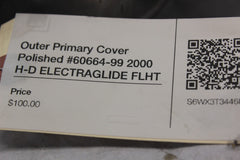 Outer Primary Cover Polished #60664-99 2000 H-D ELECTRAGLIDE FLHT