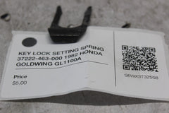 KEY LOCK SETTING SPRING 37222-463-000 1982 HONDA GOLDWING GL1100A