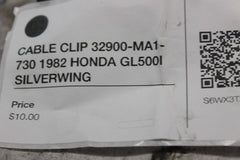 CABLE CLIP 32900-MA1-730 1982 HONDA GL500I SILVERWING