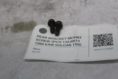REAR BRACKET MOUNT SCREW 2PCS 132J0614 1999 KAW VULCAN 1500