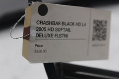 AFTERMARKET CRASHBAR BLACK HD L4 2005 HD SOFTAIL DELUXE FLSTNI