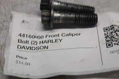 44160-00 Front Caliper Bolt (2) HARLEY DAVIDSON