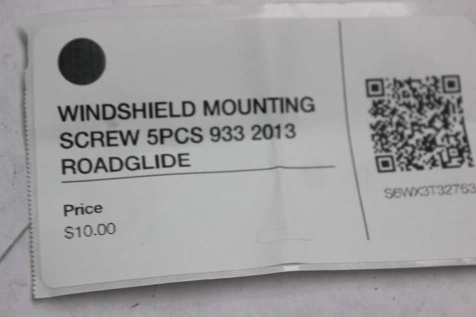WINDSHIELD MOUNTING SCREW 5PCS 933 2013 ROADGLIDE