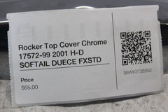 Rocker Top Cover Chrome 17572-99 2001 H-D SOFTAIL DUECE FXSTD
