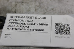 AFTERMARKET BLACK CUSHION ROD EXTENDED 62641-24F00 2002 SUZUKI HAYABUSA GSX1300R