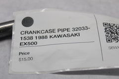CRANKCASE PIPE 32033-1538 1988 KAWASAKI EX500