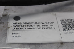 REAR BRAKELINE W/STOP SWITCH 40971-97 1997 H-D ELECTRAGLIDE FLHTC-I