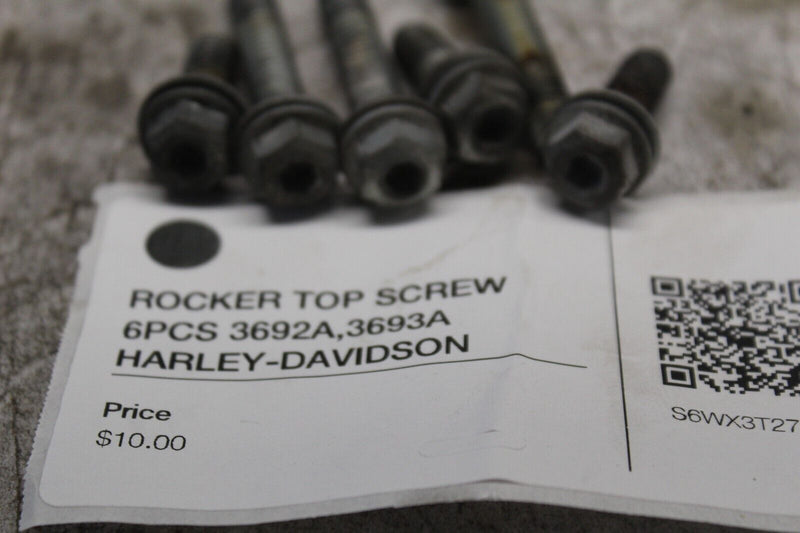 ROCKER TOP SCREW 6PCS 3692A,3693A HARLEY-DAVIDSON