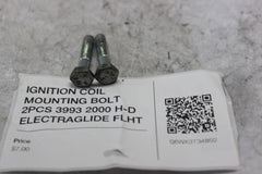 IGNITION COIL MOUNTING BOLT 2PCS 3993 2000 H-D ELECTRAGLIDE FLHT