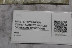 MASTER CYLINDER COVER GASKET HARLEY DAVIDSON 42857-06B