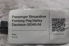 Passenger Streamliner Footpeg Peg Harley Davidson 50345-04