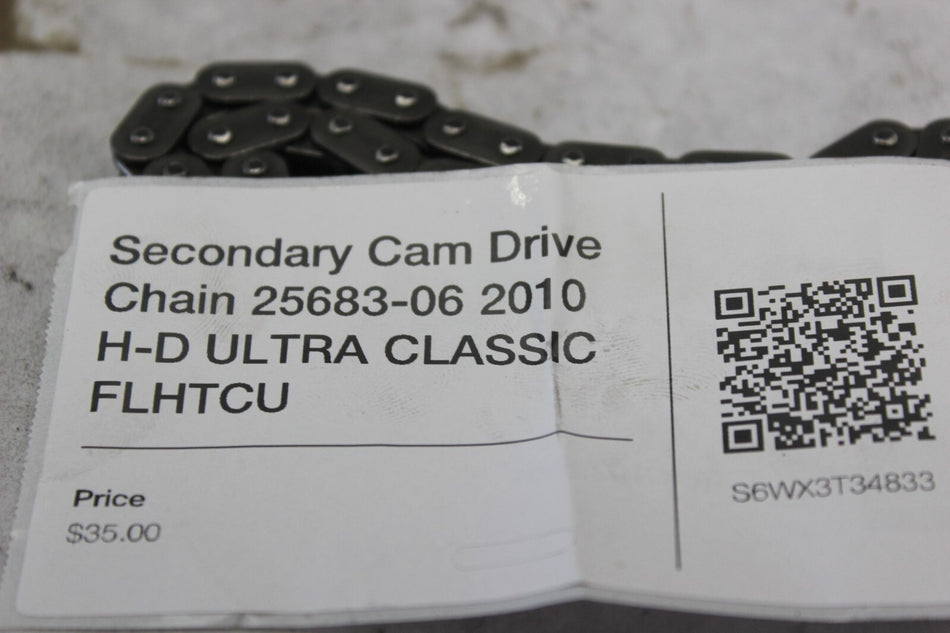 Secondary Cam Drive Chain 25683-06 2010 H-D ULTRA CLASSIC FLHTCU