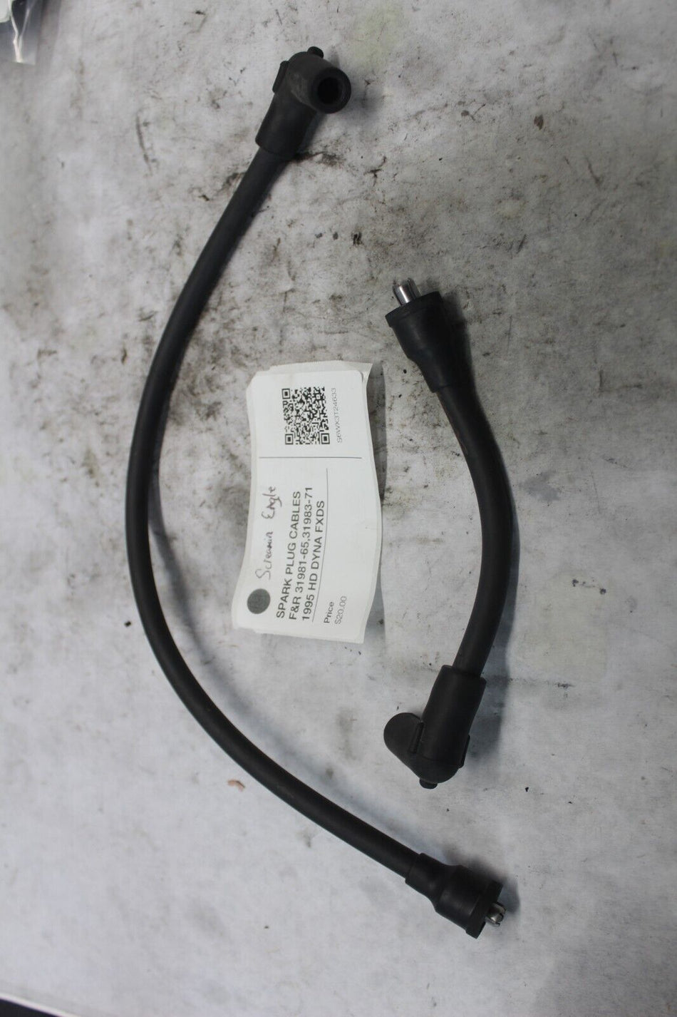 SPARK PLUG CABLES F&R 31981-65, 31983-71 1995 HD DYNA FXDS
