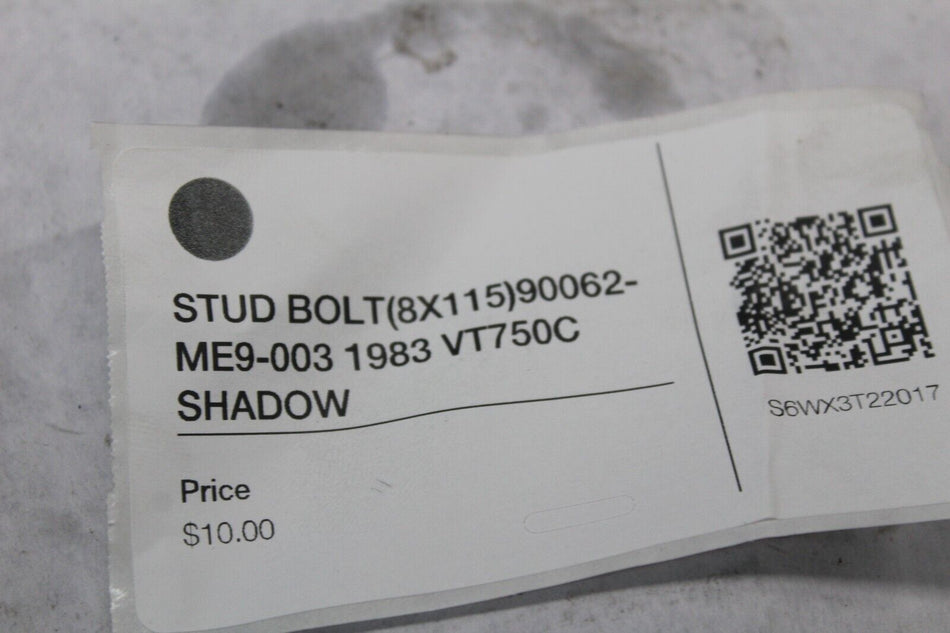 STUD BOLT (8X115) 90062-ME9-003 1983 VT750C SHADOW