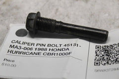 CALIPER PIN BOLT 45131-MA3-006 1988 HONDA HURRICANE CBR1000F