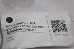 REAR BRAKE STOP SWITCH 27010-1353 1996 KAWASAKI VN800